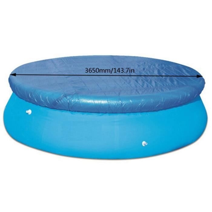 Tapis de sol rond pour piscine grande couverture 365cm