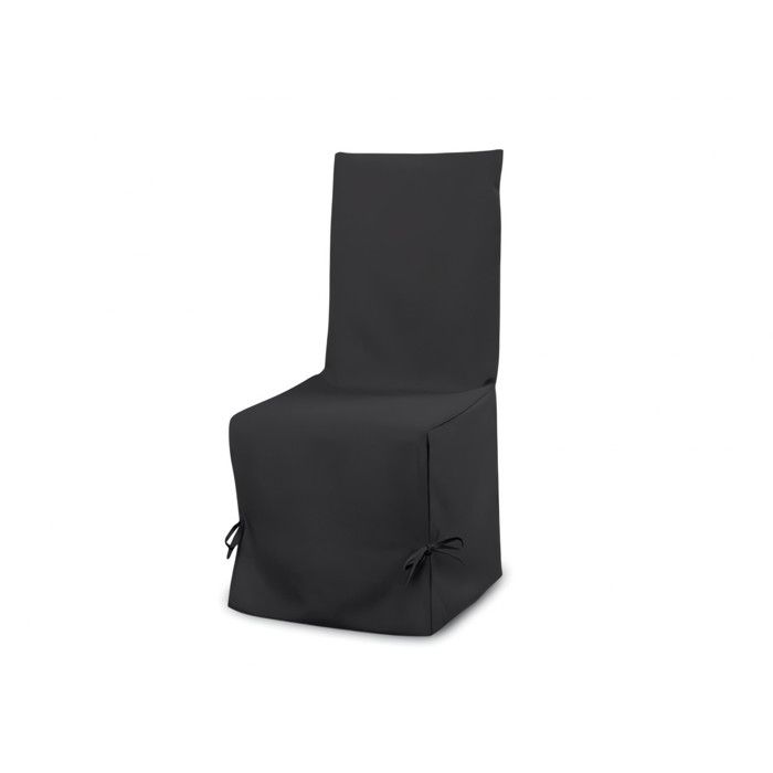 SOLEIL D'OCRE Housse de chaise Panama 50 cm anthracite