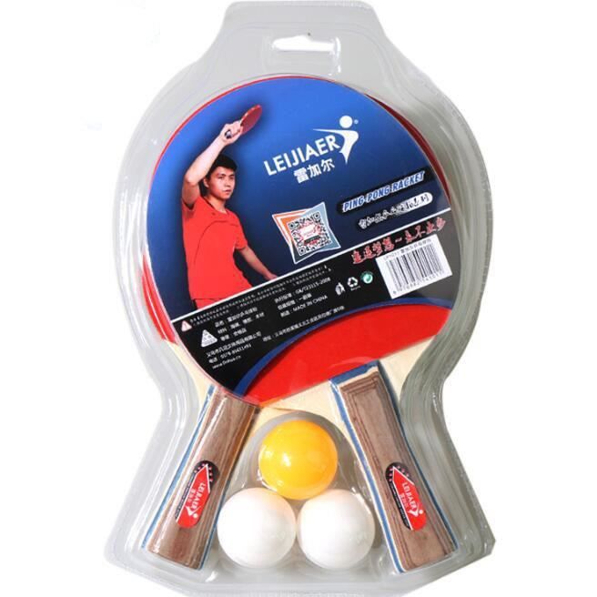 Raquette de Ping Pong Professionnel Set, Set de Tennis de Table pour Débutants et Joueurs Avancés