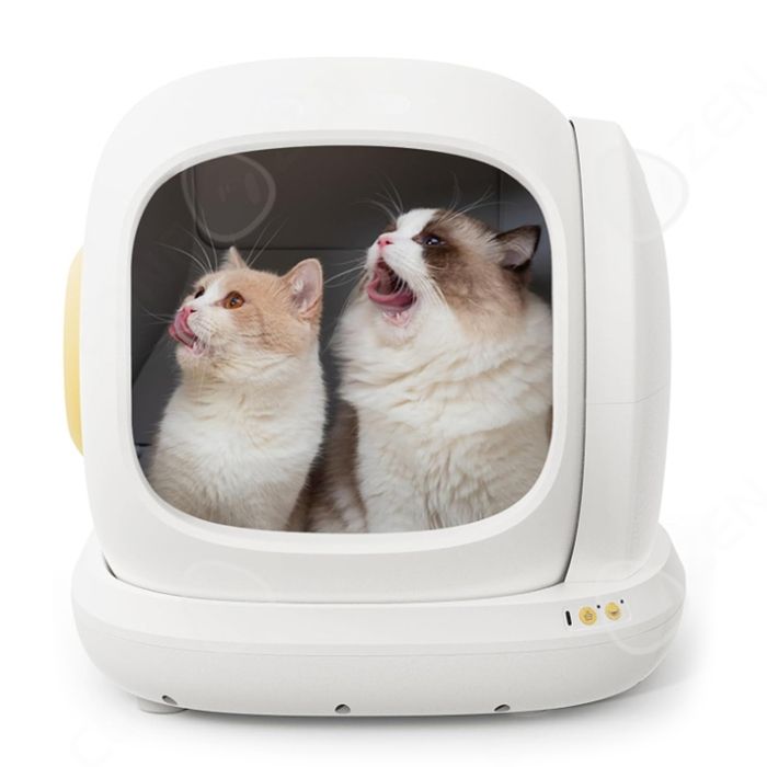 Meilleurs prix pour C Bac à litière pour chat 50x54x19cm bac à litière pour chat désodorisant automatique fournitures compagnie tiroir anti-déversement