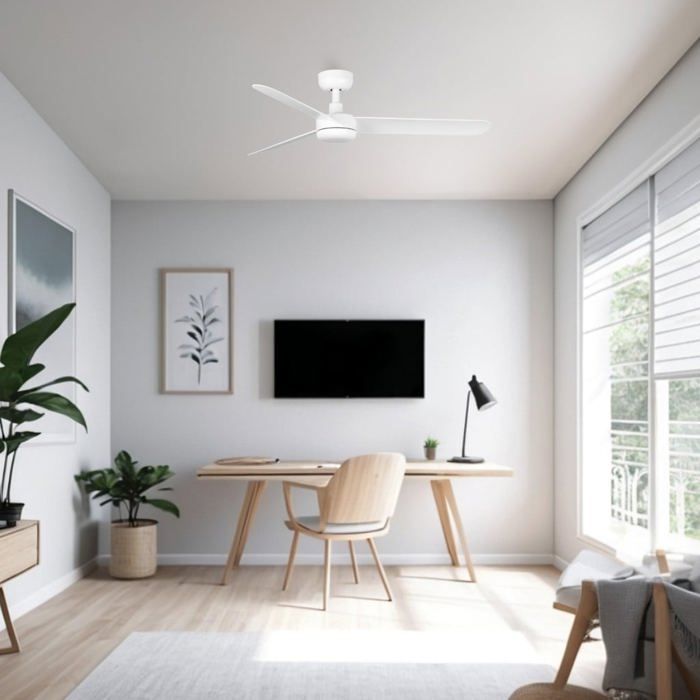 BAIRES Ventilateur de Plafond Blanc Ø120 cm - Ventyly