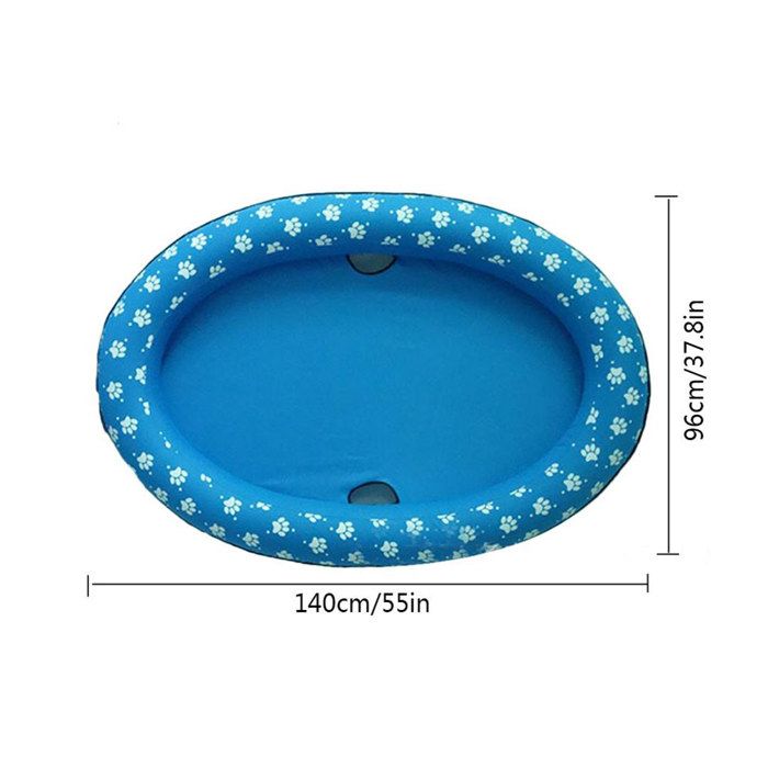 Meilleurs prix pour Bateau flottant gonflable pour piscine pour chien, jouet pour animaux de compagnie, radeau flottant pour jeux d'eau en plein air