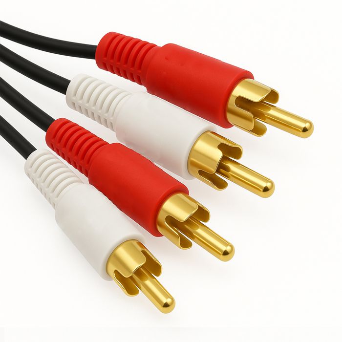 Oluote Câble Audio RCA Pour Caisson De Basses, Câble Audio Numérique Coaxial RCA Mâle Pour Home Cinéma, HDTV, Amplificateur,Haut-parleur (1.5M