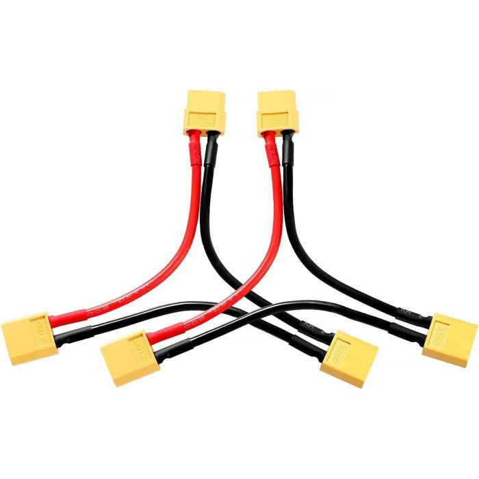 Lyeteung 2 Pezzi Deans T Plug a XT60 Adattatore, XT60 Femmina a T Maschio Connettori, con Cavo Silicone 10cm 14AWG, per Batteria RC LiPo Lyeteung 2 Pezzi Deans T Plug a XT60 Adattatore, XT60 Femmina a T Maschio Connettori, con Cavo Silicone 10cm 14AWG, per Batteria RC LiPo