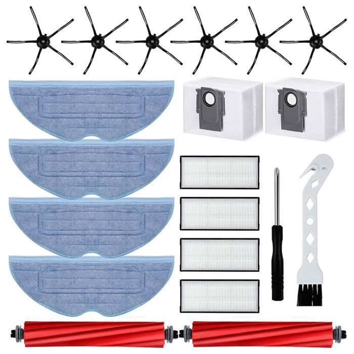 Pour Roborock S7 Pro Ultra/S7 MaxV Ultra Sacs à PoussièRe Brosse à