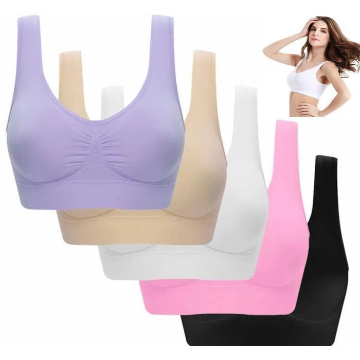 Lot de 5 Brassière Sport Femme 2025 Soutiens-Gorge de Sport
