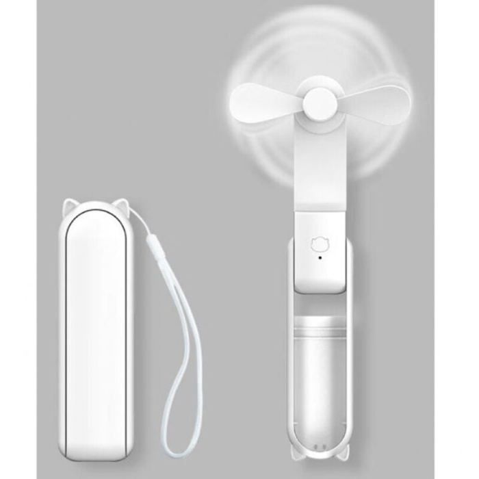 Ventilateur de Poche Mini Ventilateur à Main Portable à Piles Rechargeables par USB [14-21 heures] Ventilateur Personnel Pliabl - Ayxhy