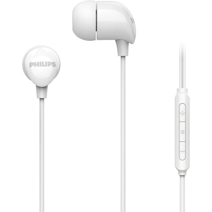 Philips TAE2146WT00 cuffia e auricolare Cablato In ear Musica e Chiamate USB tipo C Bianco - vue 4