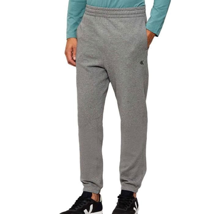 Jogging Gris Homme Calvin Klein Jeans 350 Terry Monogram