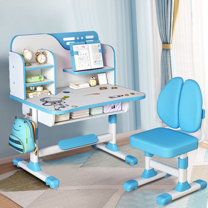 Ensemble Bureau Et Chaise Pour Enfant Etudiant Ensemble Table Chaise Hauteur Réglable Gris
