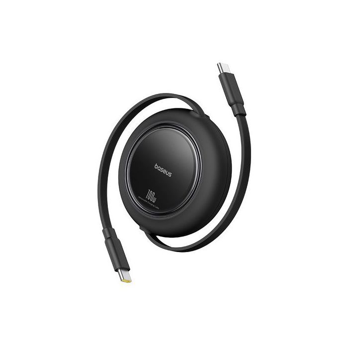 Câble USB-C - USB-C 100 W 15 m rétractable noir Free2Pull BASEUS