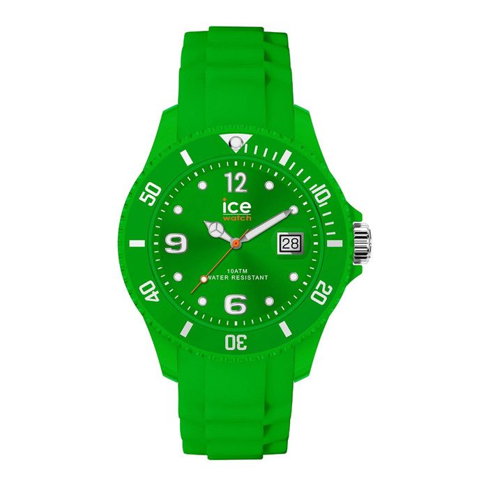 Montre - ICE WATCH - Ice Forever - Boîtier 40 mm - Bracelet silicone vert - Étanche 10 ATM