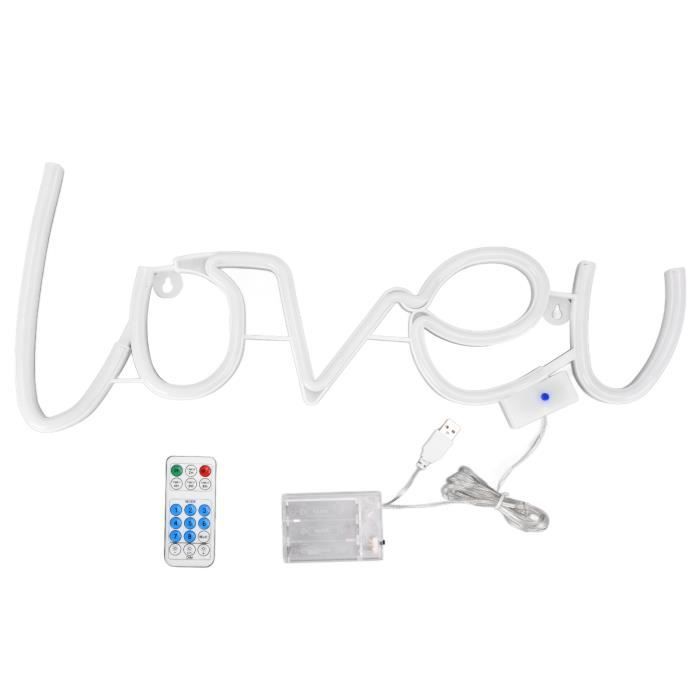 Néon Planète LED USB/piles - Décoration Murale Ambiance Bleu Et Chaud