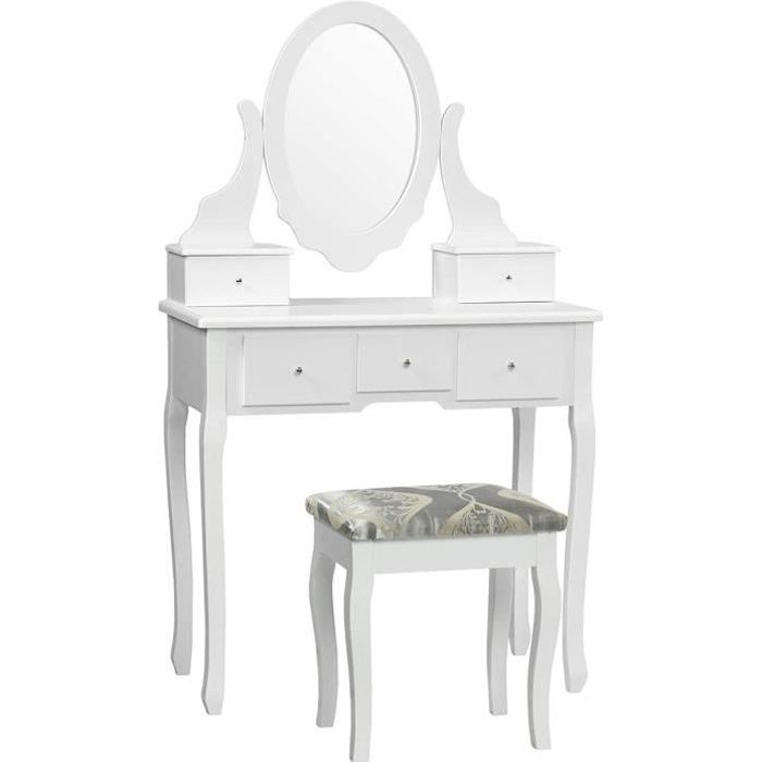 DREAMADE Mallette De Maquillage En Métal Doré - Coffret Cosmétique Professionnel Portable Avec 3 Étagères, Miroir Et Verrou - 23x15x18cm