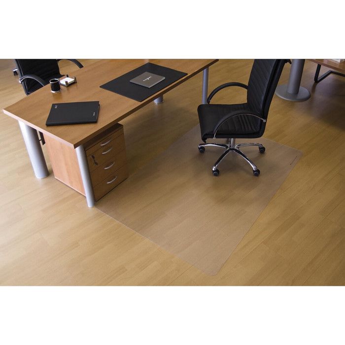 Tapis De Chaise Transparent Antidérapant COSYLAND - 101,6 X 121,9 Cm - Protection Sol Bois Dur Bureau Maison - 13