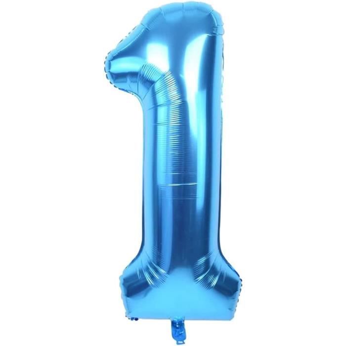Ballon géant anniversaire or chiffre 1 (x1) REF/BA3012 - Cdiscount Maison