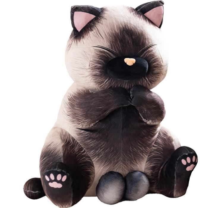 Gris - 100 cm - Coussin en peluche de chat doux mignon, Coussin de canapé,  Jouet en peluche Kawaii, Poupée d' - Cdiscount Jeux - Jouets