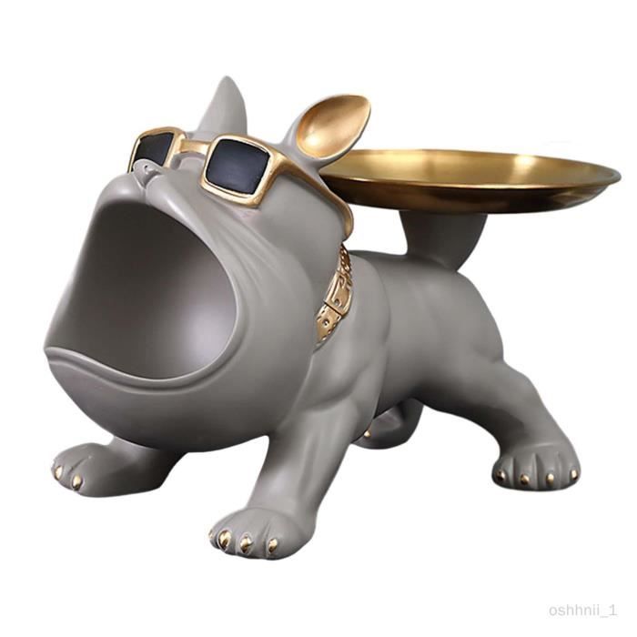 Figurine Chien à Tête Mobile Pour Tableau De Bord Voiture - Décoration Bureau Résine Mignonne