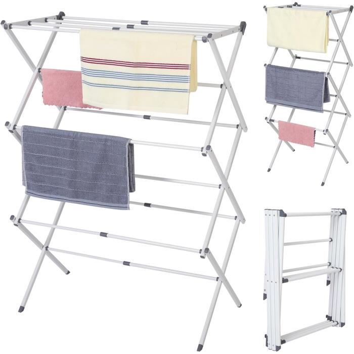 Séchoir à Linge Pliable IKEA JÄLL - Blanc - Intérieur/extérieur - Capacité 6 Mètres