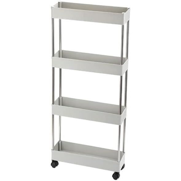 Chariot Utilitaire à Roulettes Coulissant à 2/3/4 Niveaux, étagère De