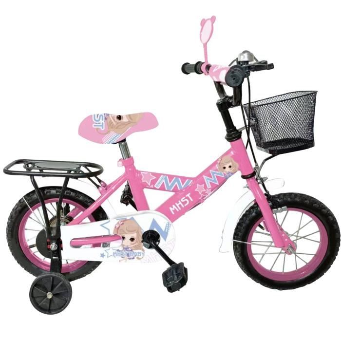 Velo rose fille 4 store ans