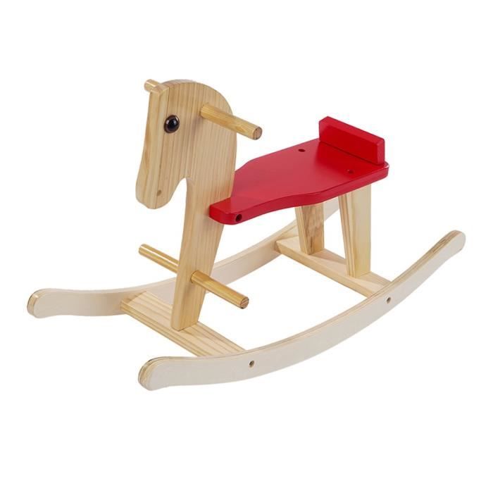 Cheval A Bascule En Bois Pour Les Tout Petits Bebe Tour En Bois Sur Des Jouets Pour 1 3 Ans I02lzk Cdiscount Jeux Jouets