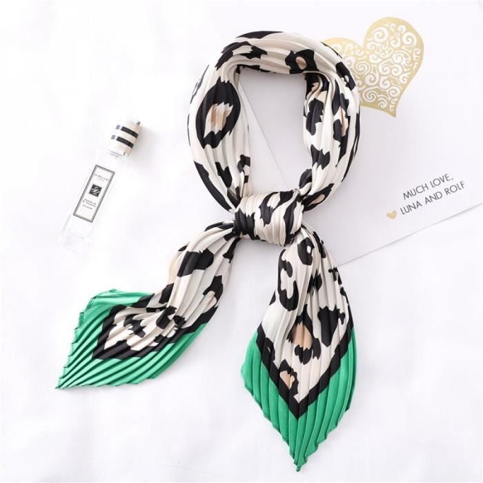 foulard cheveux leopard