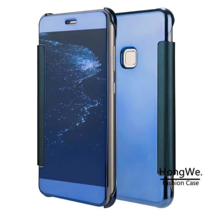 Housse étui Pour Huawei P10 Lite - Gris Clair - Avec Porte-cartes Et Pare-chocs - Neuf
