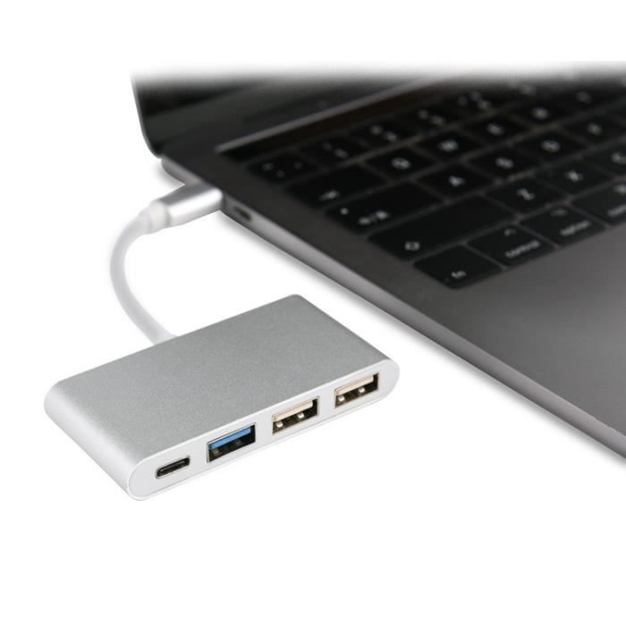 USB 3.0 Type C Adaptateur USB-C vers HDMI pour Apple Nouveau Macbook  Compatible avec HDMI - Cdiscount Informatique