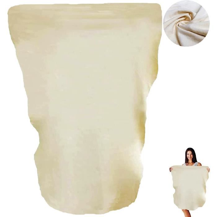Peau de Chamois Naturelle, Peau de Chamois Nettoyage de Voiture, Très Approprié pour Essuyer Toute la Voiture, Le Verre, Etc., Super