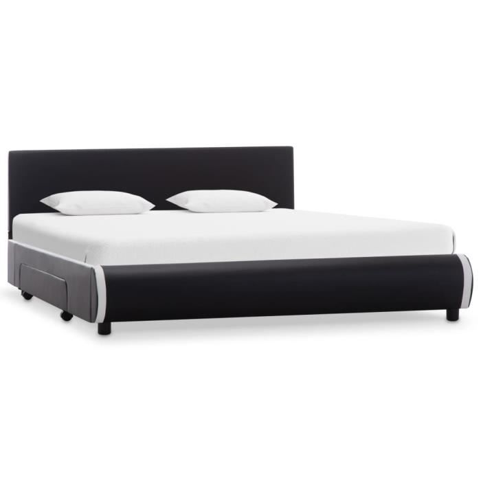 Lit Adulte Contemporain Avec Tiroirs Structure De Lit Cadre De