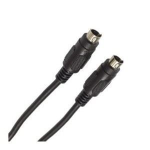Câble Vidéo Plug À Plug SVHS (S-VIDÉO) 4 Broches Mini DIN Or 5M