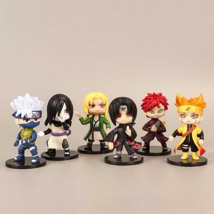 6 Pcs Ensemble Naruto Kakashi Tsunade Uzumaki Naruto Gaara Uchiha Itachi Pvc Q Version Figure Jouets Poupees Cadeau De Noel Achat Vente Figurine Personnage Cdiscount