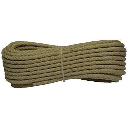 Corde En Jute 10 Mm X 100 M - Naturelle Et Résistante Pour Décoration Et Bricolage