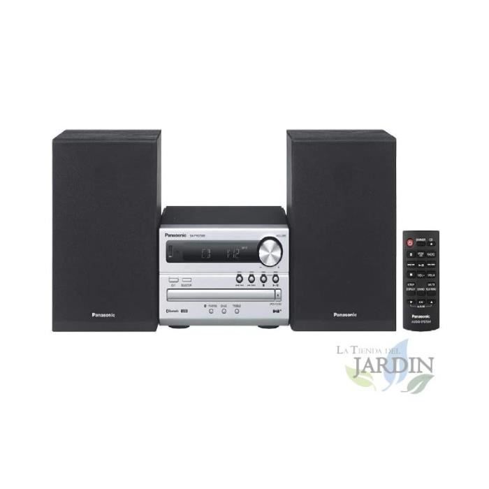 Microchaîne Panasonic Hi Fi Bluetooth USB MP3 Radio FM Couleur Plata