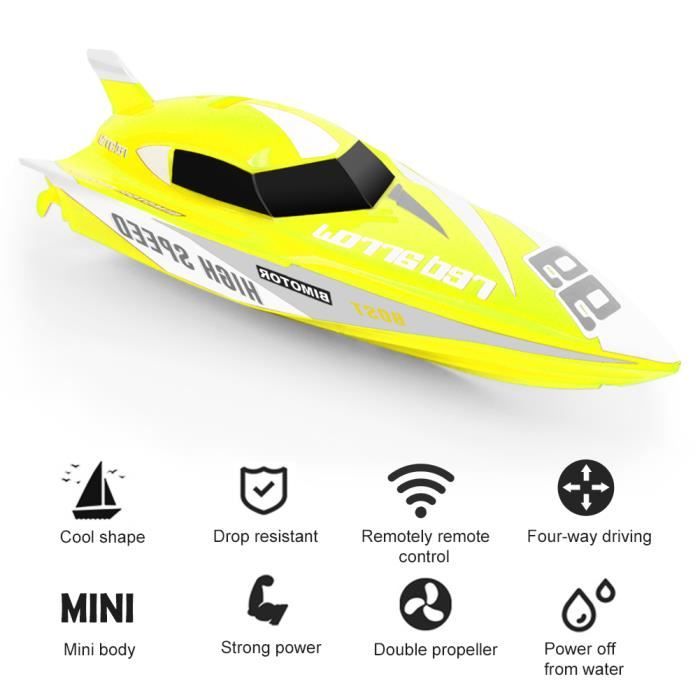 Bateau radiocommandé enfant
