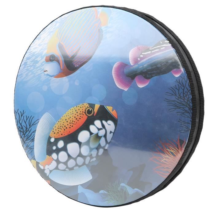 Tambour Ocean Wave, petites boules d'acier à l'intérieur du tambour à main  longue durée de vie, bois, peau de tambour en PVC et - Cdiscount Auto