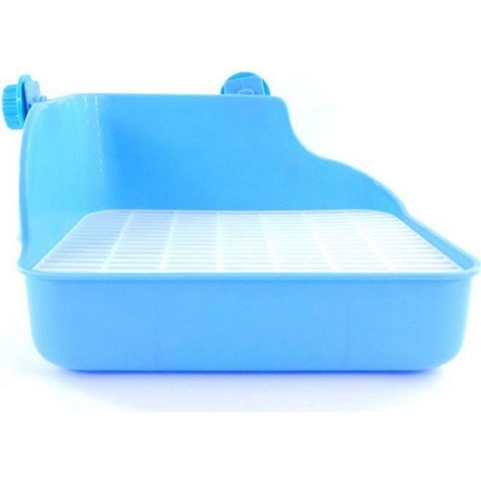 Bac litière / Maison de toilettes - Modèle universel - Grille amovible - Plastique - 28 x 22 x 15 cm