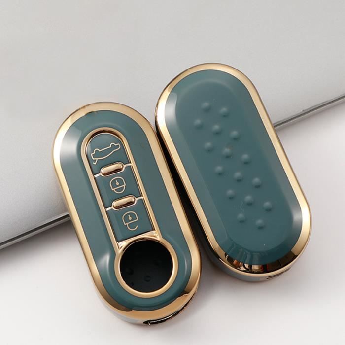 Clé Boîtier Couverture, 1 Paquet Pu Cuir Porte-Clé Support