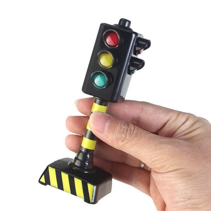 Jouet éducatif : 24 Mini Cônes Et Clôtures Signalisation Orange - Apprentissage Code Route Enfant
