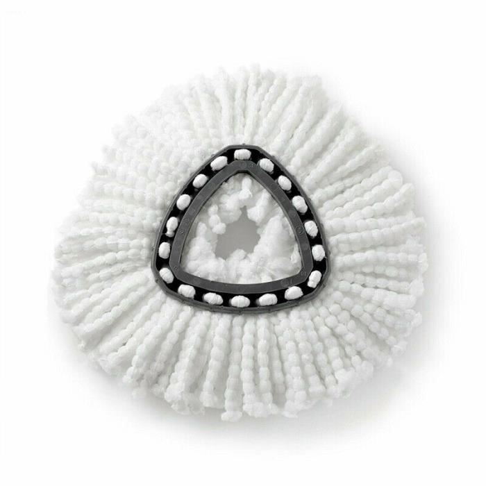 Serpillière Microfibre De Rechange Lavable - Pour Balai à Franges - Large Et Absorbante