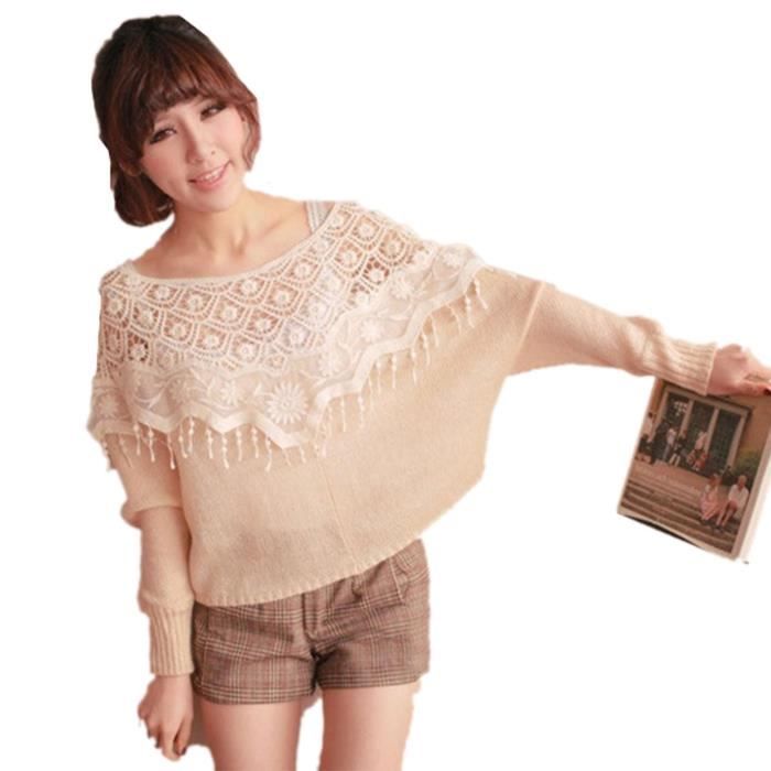 Boléro Léger En Dentelle Ajourée - Cardigan Veste Cape élégant Pour Femme