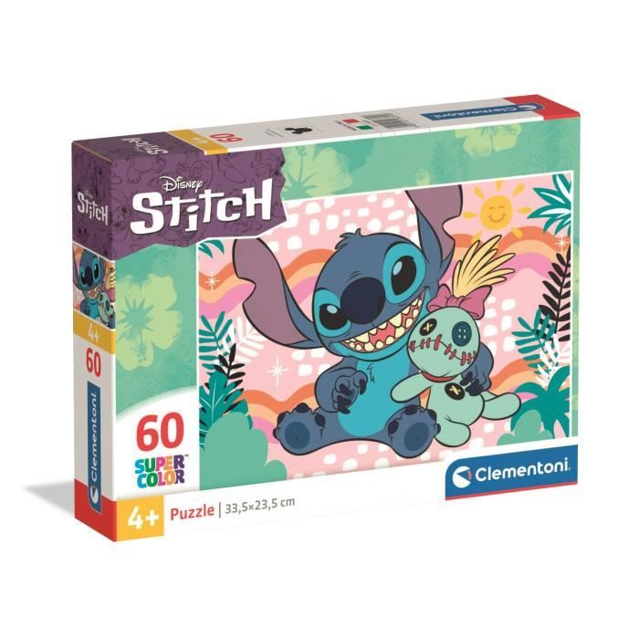 CLEMENTONI 60 pièces Stitch