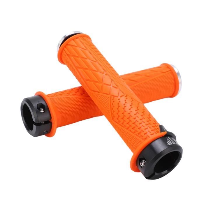 Dymoece Poignées De Guidon Vélo Ergonomiques Double Verrouillage Pour VTT Et Vélo De Montagne