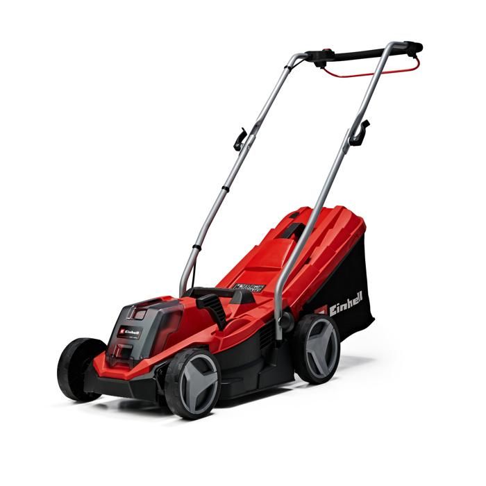 Einhell Tondeuse à gazon sans fil GE CM 1833 Li Kit Power X Change 18V Largeur de Coupe 33cm Surface conseillée 200 m² Livré avec Batterie 4 0 Ah et Chargeur - vue 2
