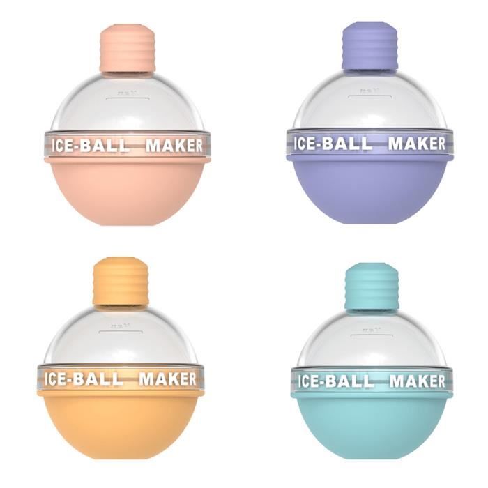 EJ.life Moule Boule de Glace en Forme d'Ampoule Silicone Facile à