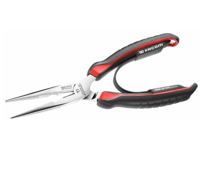 Pince demi ronde bec court coudé 160mm Facom .16CPE - vue 2