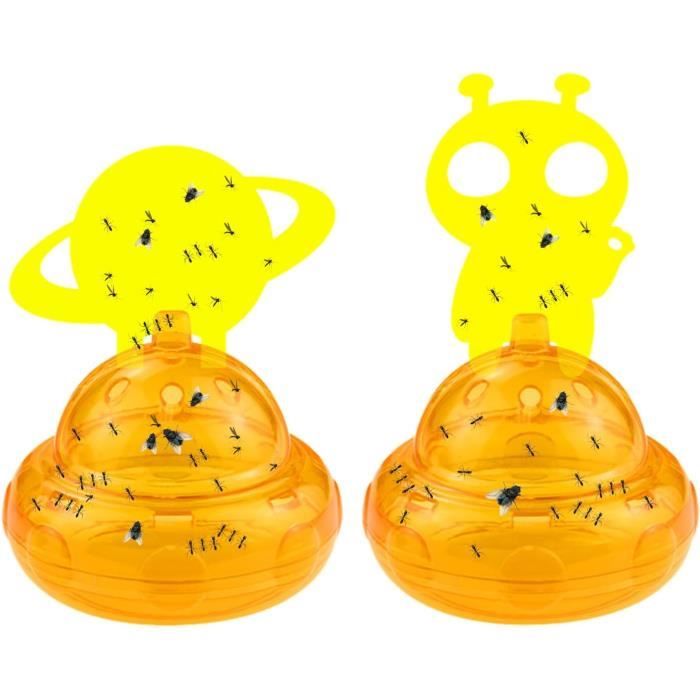 15 Pcs Piège à Ouches Plaques Jaunes Autocollant, Attrape Oucheron Exterieur Attrape Ouche