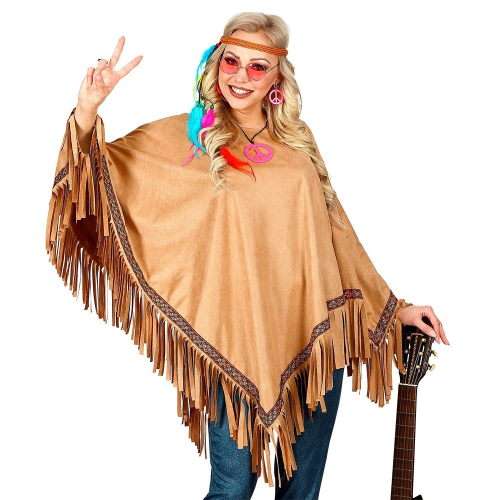 poncho luxe indien adulte