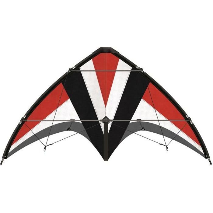 Cerf-volant dirigeable de sport Whisper 125 GX - GUNTHER - Rouge - Pour enfants à partir de 10 ans